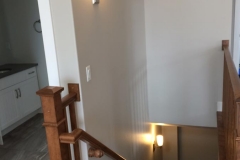 A couple nice wall sconces that we installed in Musquodoboit. They made the stairway a lot brighter and safer.