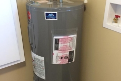 A new electric water heater located just outside of Elmsdale.